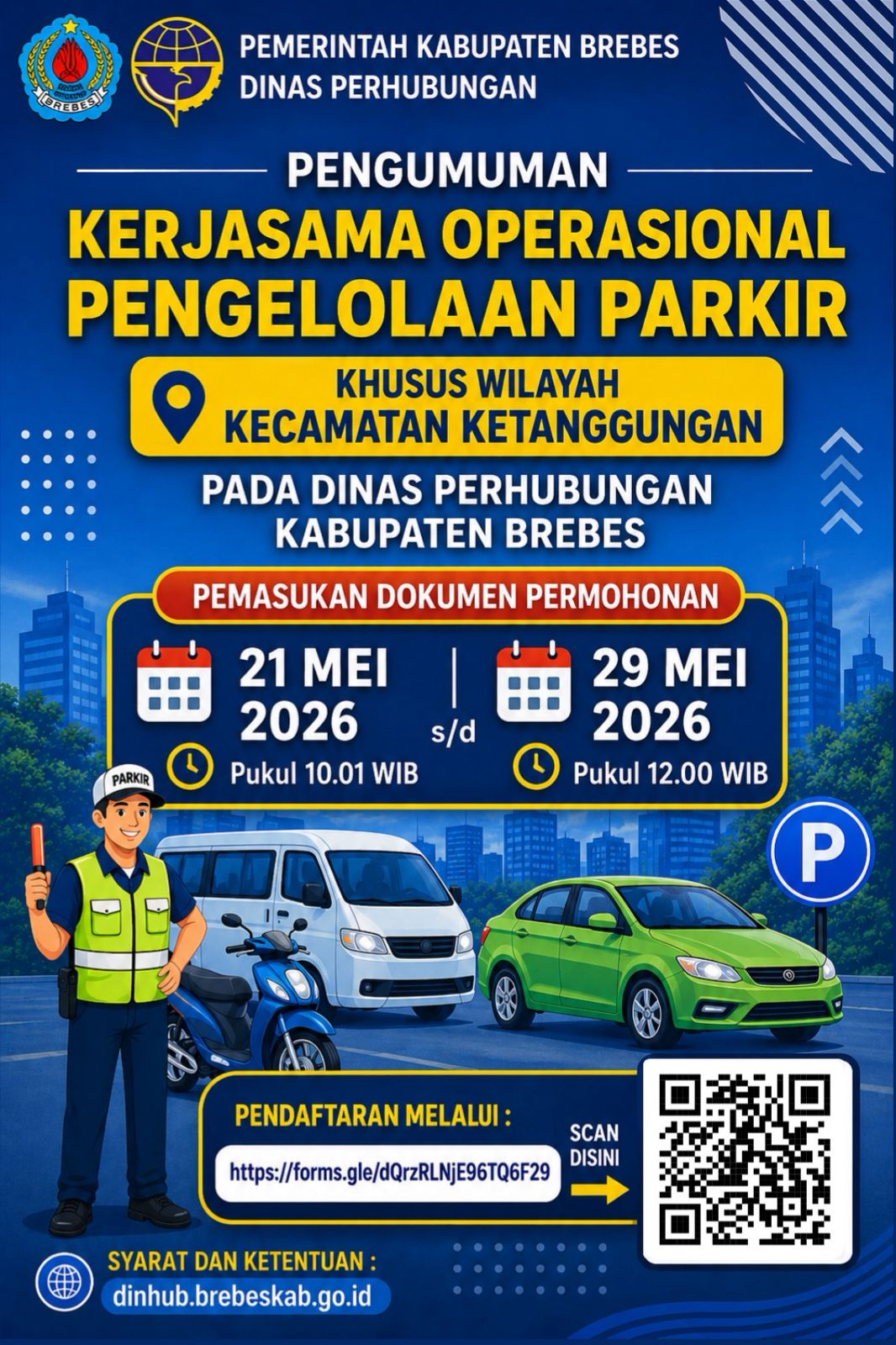 Pengumuman Lelang Ulang Parkir Kecamatan Ketanggungan